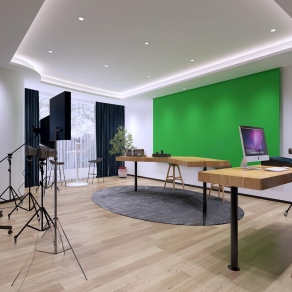 现代直播间3D模型下载